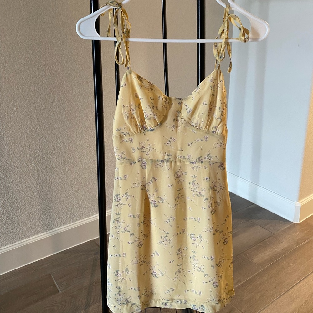 PRINCESS POLLY yellow sundress